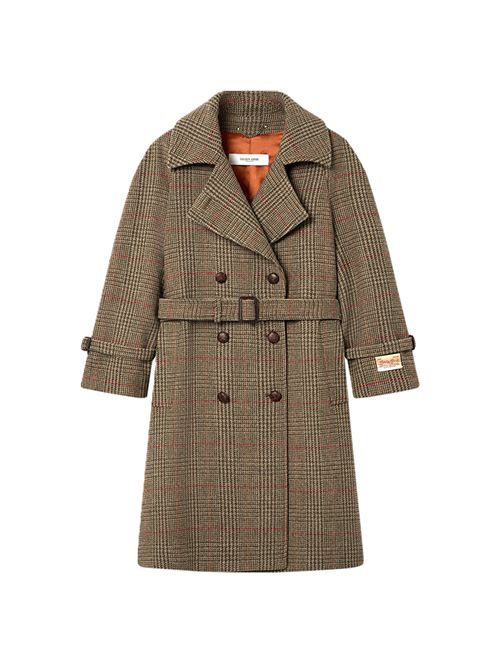 Trench coat Roxanne in lana verde Golden Goose | GWP02736.P002582.83381CORIANDER/CYPRES/SCARLETT